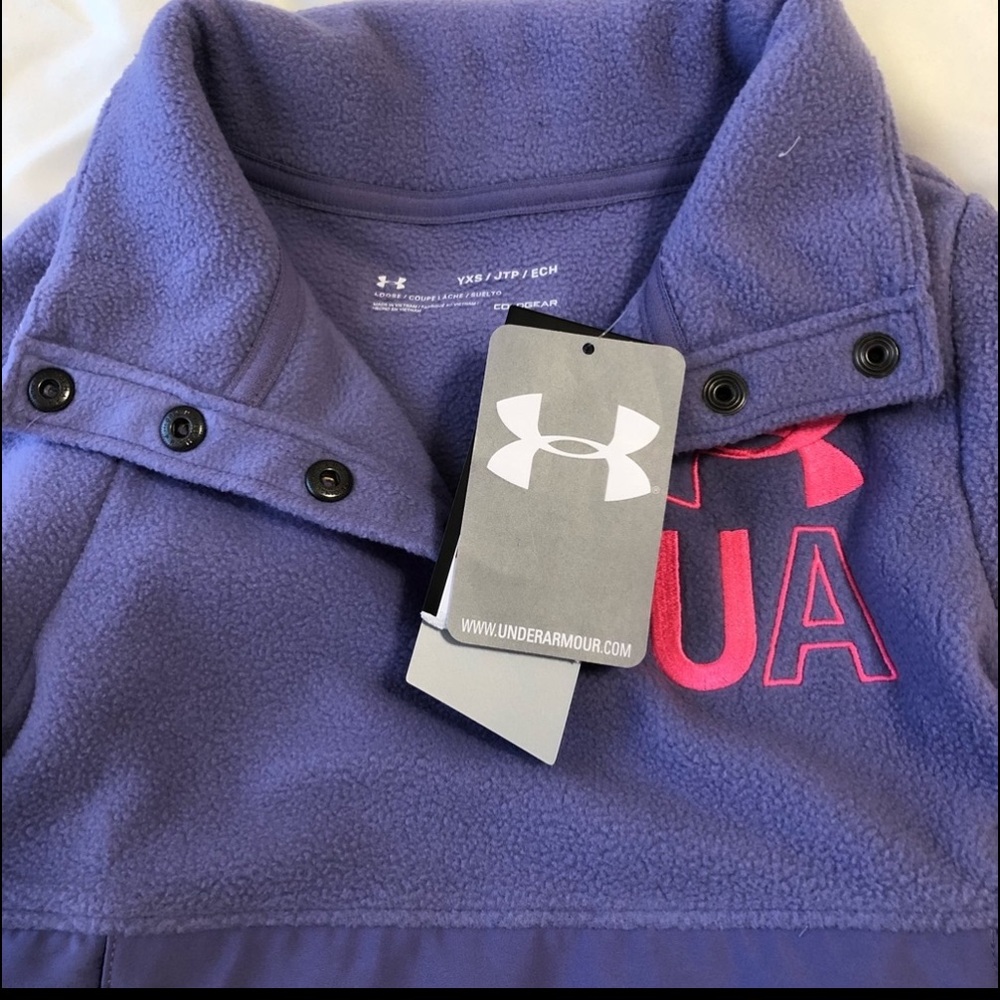 Under Armour Kids' Purple Pullover Top